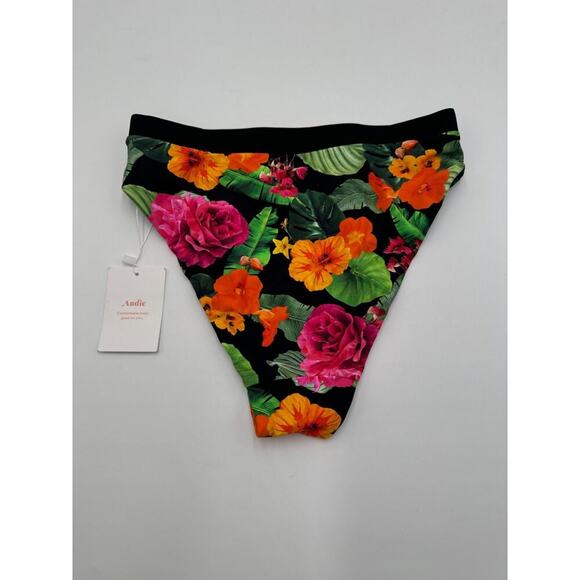 Andie Swim The Banded Cheeky Women's Bikini Bottom Tropical Floral NWT Size XS - Picture 5 of 8